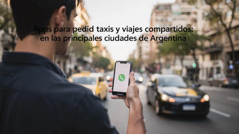 Apps para pedir taxis y viajes compartidos en las principales ciudades de Argentina