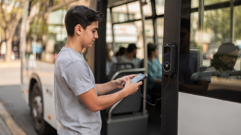 Cómo pagar el transporte público con el celular en Argentina